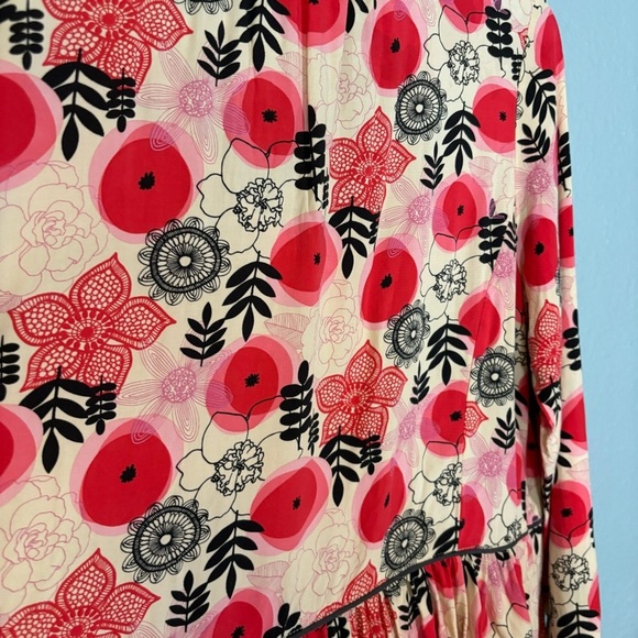 Matilda Jane Red and Cream Floral Blouse - Picture 13 of 13